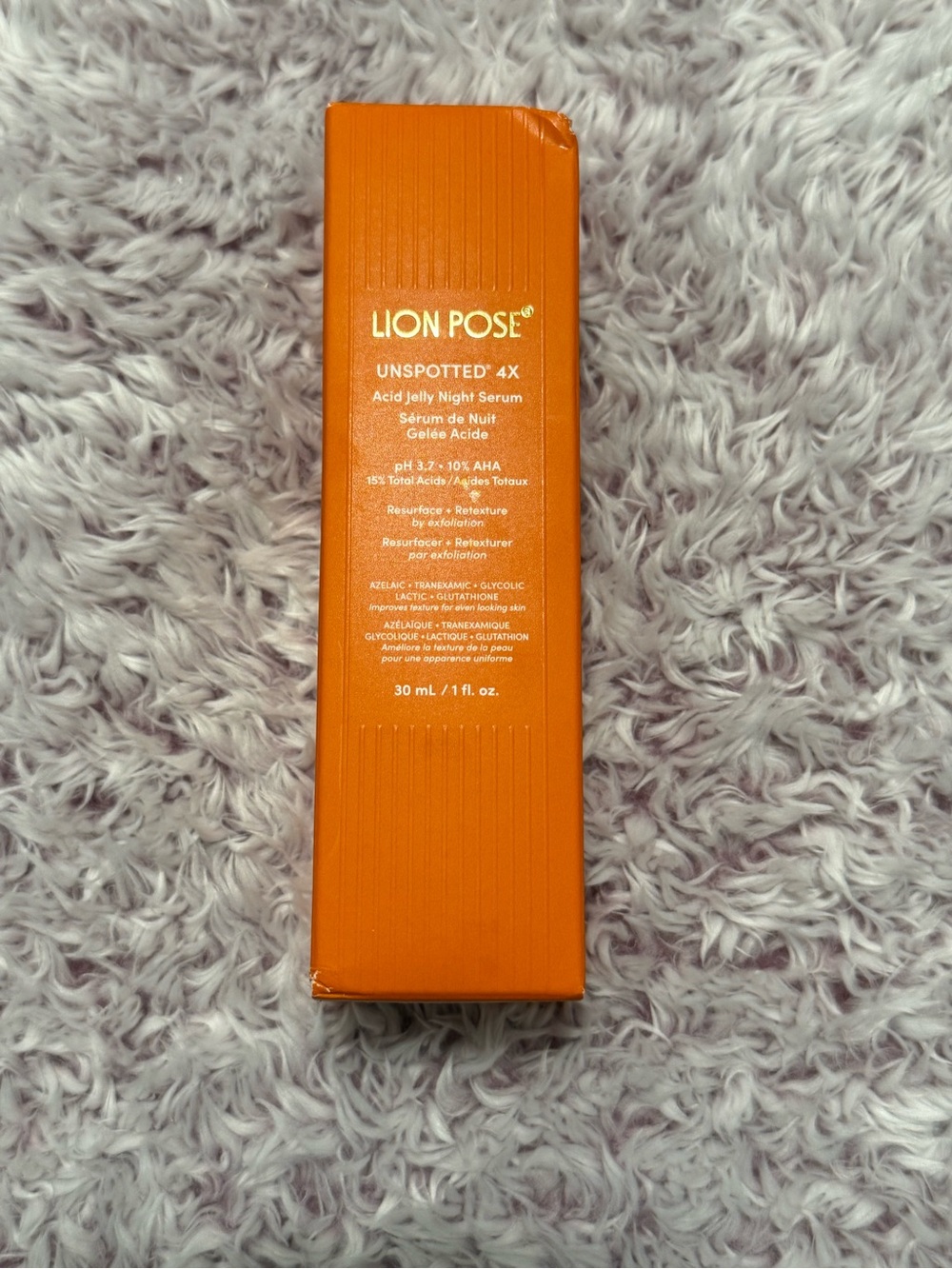 Lion Pose Unspotted 4X Night Serum